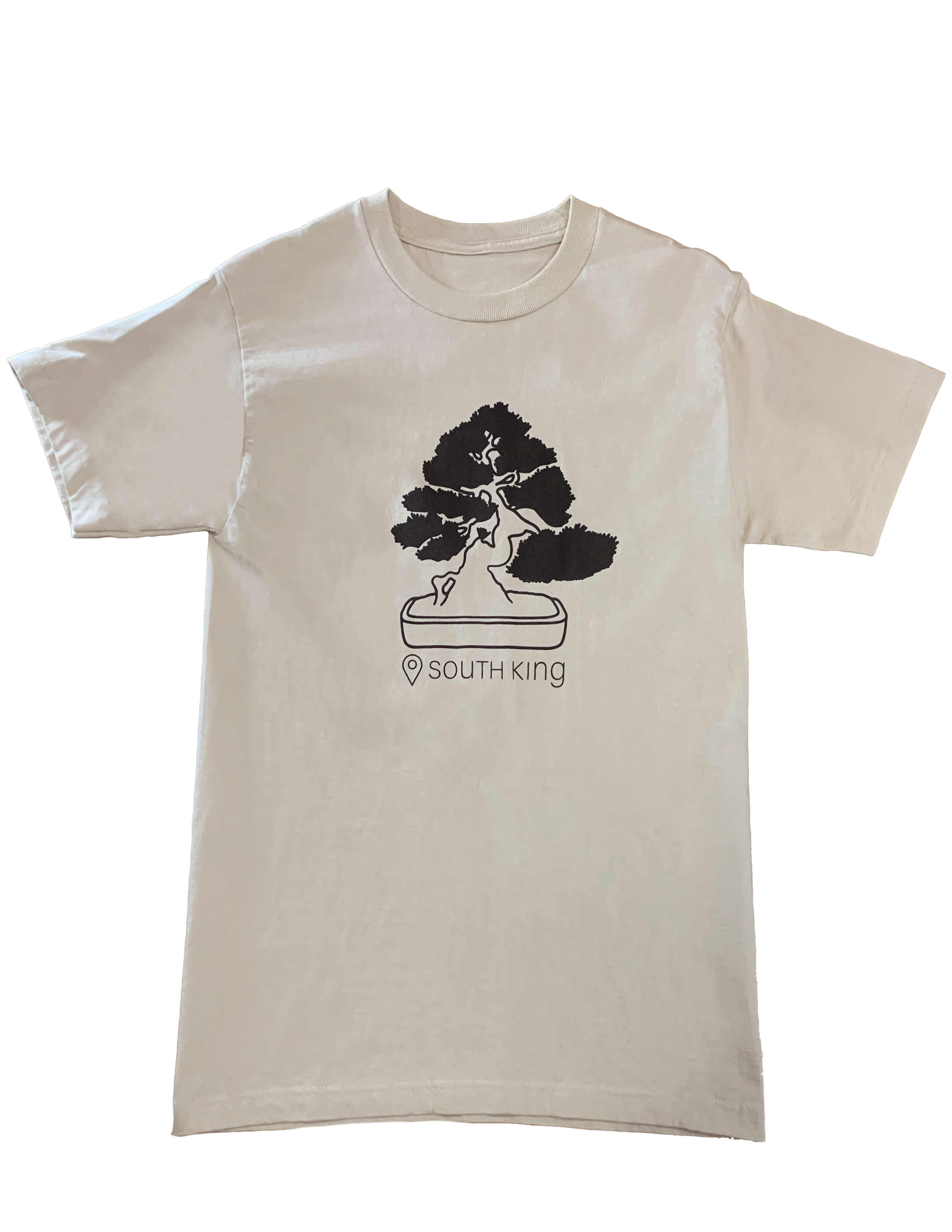 bonsai tree t shirt bonsai print on bone t-shirt – south king