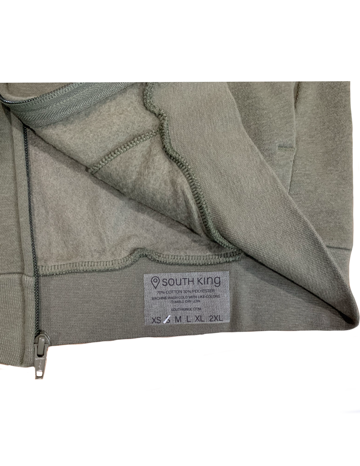 bonsai zip-up hoodie