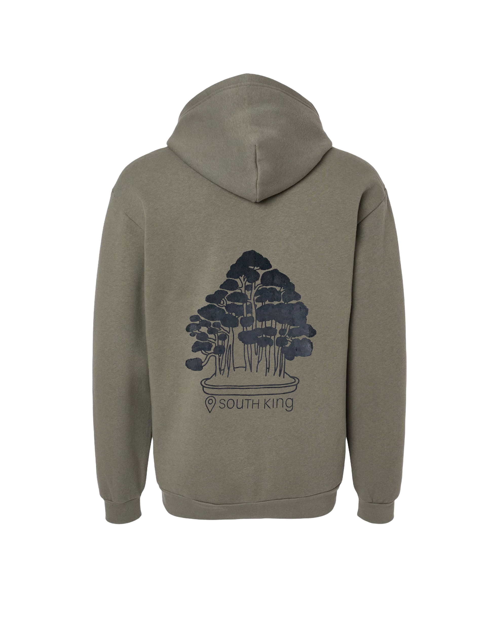 bonsai tree hoodie bonsai zip-up hoodie