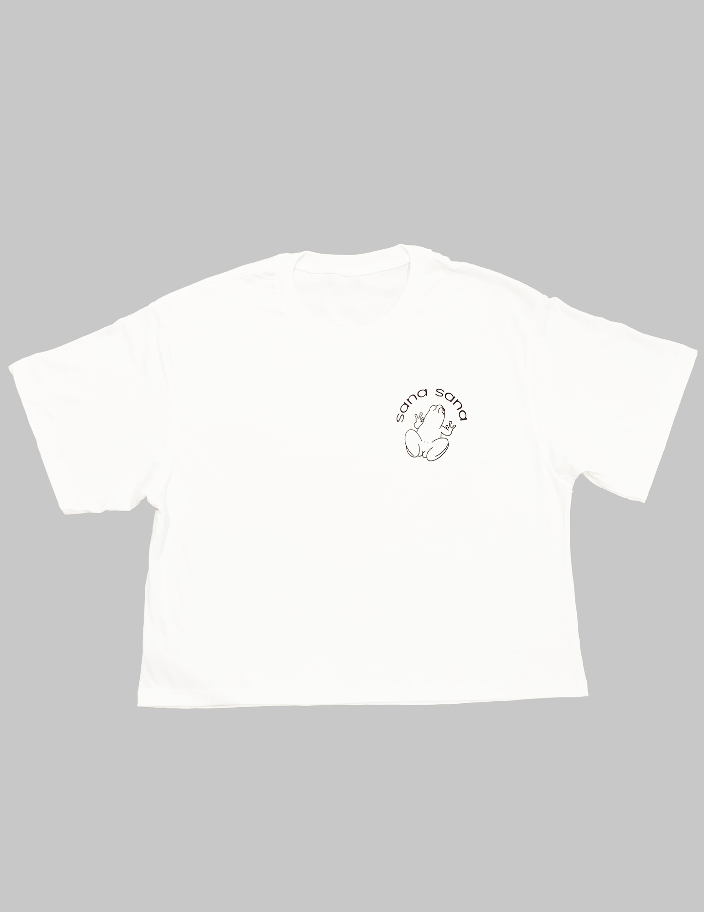 cropped sana sana t-shirt